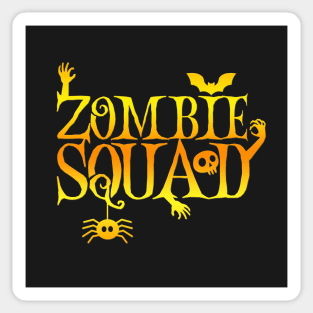 Zombie Squad Halloween - Orange Sticker